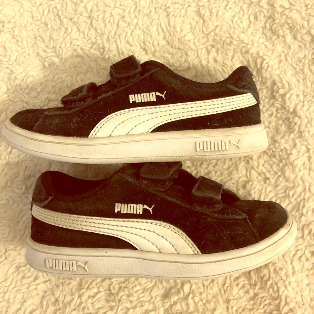 (3 for $15!!) Boys Suede Puma Velcro Sneakers